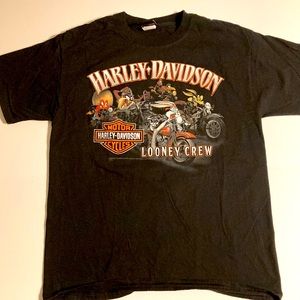 Harley Davidson Looney Tunes T-Shirt. Blue Ridge Harley Davidson, Hickory NC